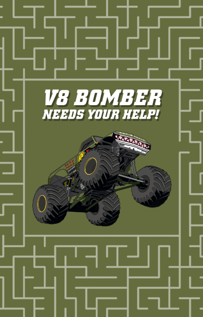 Puzzle Maze V8 Bomber